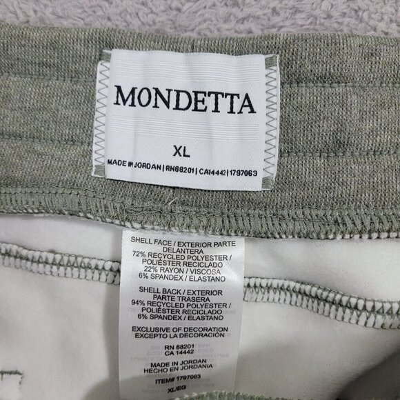 NEW Mondetta Women's XL Heathered Fleece Jogger Sweatpants - Picture 5 of 7